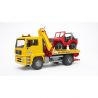 BRUDER BRUDER - CAMION DE TRACTARE MAN TGA SI VEHICUL DE TEREN