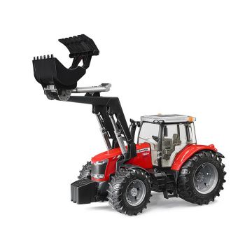 BRUDER TRACTOR MASSEY FERGUSON 7624 CU INCARCATOR FRONTAL