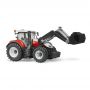 BRUDER BRUDER - TRACTOR STEYR 6300 TERRUS CVT CU INCARCATOR FRONTAL