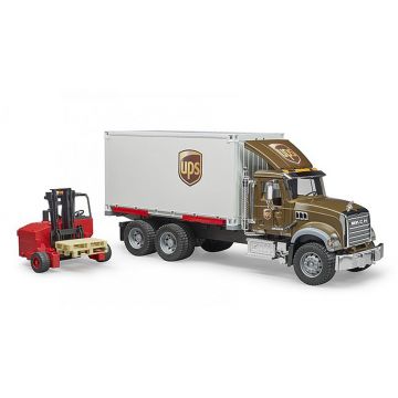 Bruder Camion UPS Mack Granite cu Stivuitor