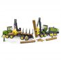 BRUDER BRUDER - TRACTOR FORESTIER JOHN DEERE 1270G CU UN BUSTEAN