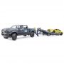 Bruder Masina de teren RAM 2500 si masina de curse Roadster