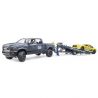 Bruder Masina de teren RAM 2500 si masina de curse Roadster