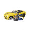 BRUDER BRUDER - MASINA DE TEREN RAM 2500 SI MASINA DE CURSE ROADSTER