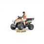 BRUDER BRUDER - ATV CU SOFER