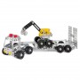 Eitech Camion cu remorca si excavator