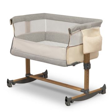 Lionelo - Patut Co-Sleeper cu balansare, Leonie, Beige Sand