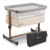 Lionelo - Patut Co-Sleeper cu balansare, Leonie, Beige Sand