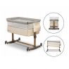Lionelo - Patut Co-Sleeper cu balansare, Leonie, Beige Sand