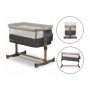 Lionelo - Patut Co-Sleeper cu balansare, Leonie, Grey Sand