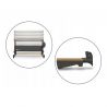 Lionelo - Patut Co-Sleeper cu balansare, Leonie, Grey Sand
