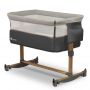 Lionelo - Patut Co-Sleeper cu balansare, Leonie, Grey Sand