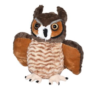 Wild Republic Bufnita cu Coarne - Jucarie Plus 30 cm