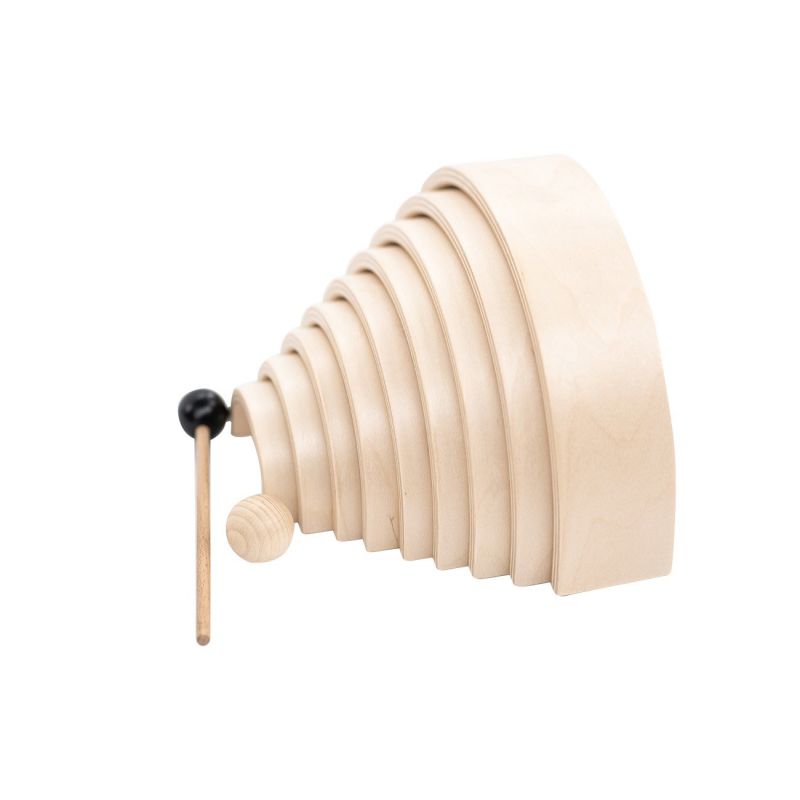 leg&go Curcubeu din lemn natur, 9 piese @ leg&go Curcubeu din lemn natur, 9 piese @