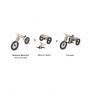 leg&go Kit transformare tricicleta cu pedale si cosulet,