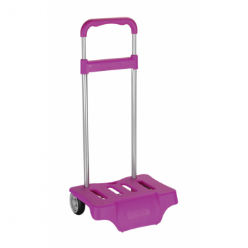 Safta Troler copii mare fucsia pentru scoala