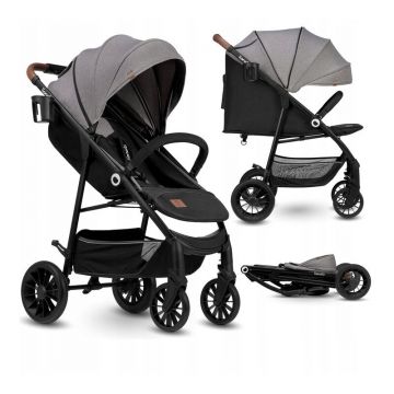 Lionelo Carucioare sport Zoey Cadru din aluminiu din Aluminiu, Gri