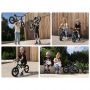 Lionelo - Bicicleta cu roti gonflabile, fara pedale, Bart, Green Forest