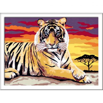 Ravensburger Pictura pe numere - Tigru
