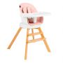 Juju Scaun de masa 3 in 1 Juju Eat & Twist, roz