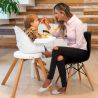 Juju Scaun de masa 3 in 1 Juju Eat & Twist, roz