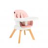 Juju Scaun de masa 3 in 1 Juju Eat & Twist, roz