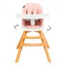Juju Scaun de masa 3 in 1 Juju Eat & Twist, roz