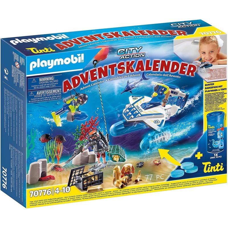 Playmobil CALENDAR CRACIUN - POLITIA SUB APA Playmobil CALENDAR CRACIUN - POLITIA SUB APA