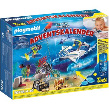 Playmobil Calendar Craciun Politia sub apa