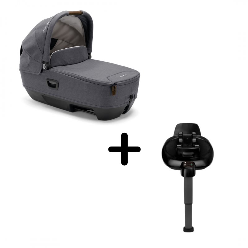 Nuna - Set Landou CARI next Granite, 40-70 cm + Baza isofix BASE next i-Size pentru CARI next Nuna - Set Landou CARI next Granite, 40-70 cm + Baza isofix BASE next i-Size pentru CARI next
