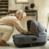 Nuna - Set Landou CARI next Granite, 40-70 cm + Baza isofix BASE next i-Size pentru CARI next