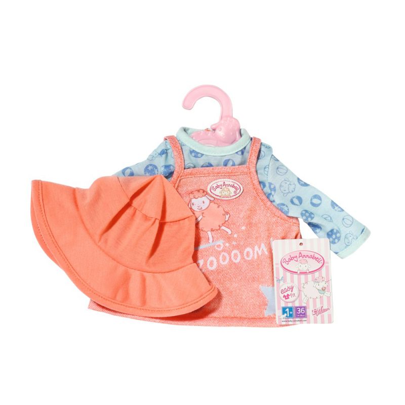 Zapf Baby Annabell - Rochita si palarie 36 cm Zapf Baby Annabell - Rochita si palarie 36 cm