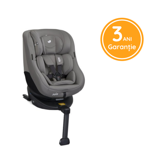 Joie Scaun auto Rotativ cu Isofix Spin 360 Gray Flannel 0-18 kg