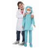 Falca Papusa Rosaura 105 cm Falca doctor cu 2 costume de schimb