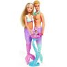 Simba Set  Steffi Love Mermaid Family papusa Steffy 29 cm, papusa Kevin 29 cm si accesorii