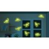 Imagine Station Decoratiuni de perete fosforescente - Dinozauri 3D