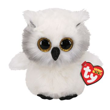 TY Plus bufnita alba AUSTIN (15 cm)