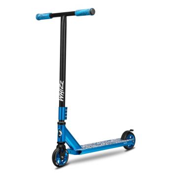 Trotineta Lionelo Whizz Pentru Acrobatii, Rulmenti ABEC-9, Sistemul de compresie IHC 9, 20 - 100 kg, Albastru