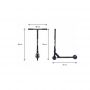 Lionelo - Trotineta Whizz, Pentru Acrobatii, Rulmenti ABEC-9, Sistemul de compresie IHC 9, 20 - 100 kg, Albastru