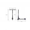 Lionelo - Trotineta Whizz, Pentru Acrobatii, Rulmenti ABEC-9, Sistemul de compresie IHC 9, 20 - 100 kg, Albastru