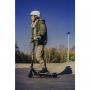 Lionelo - Trotineta Whizz, Pentru Acrobatii, Rulmenti ABEC-9, Sistemul de compresie IHC 9, 20 - 100 kg, Albastru