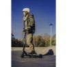 Lionelo - Trotineta Whizz, Pentru Acrobatii, Rulmenti ABEC-9, Sistemul de compresie IHC 9, 20 - 100 kg, Albastru