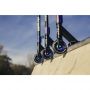 Lionelo - Trotineta Whizz, Pentru Acrobatii, Rulmenti ABEC-9, Sistemul de compresie IHC 9, 20 - 100 kg, Albastru