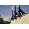 Lionelo - Trotineta Whizz, Pentru Acrobatii, Rulmenti ABEC-9, Sistemul de compresie IHC 9, 20 - 100 kg, Albastru