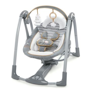 Ingenuity Leagan portabil Swing 'n Go Portable Swing™, Bella Teddy™