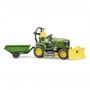 Bruder Tractor cu remorca JOHN DEERE si gradinar