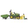 Bruder Tractor cu remorca JOHN DEERE si gradinar