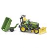 Bruder Tractor cu remorca JOHN DEERE si gradinar