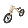 leg&go Bicicleta de balans fara pedale 3 in 1 pentru copii, lemn natur,