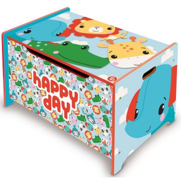 Arditex Ladita din lemn pentru depozitare jucarii Fisher Price, Happy Day
